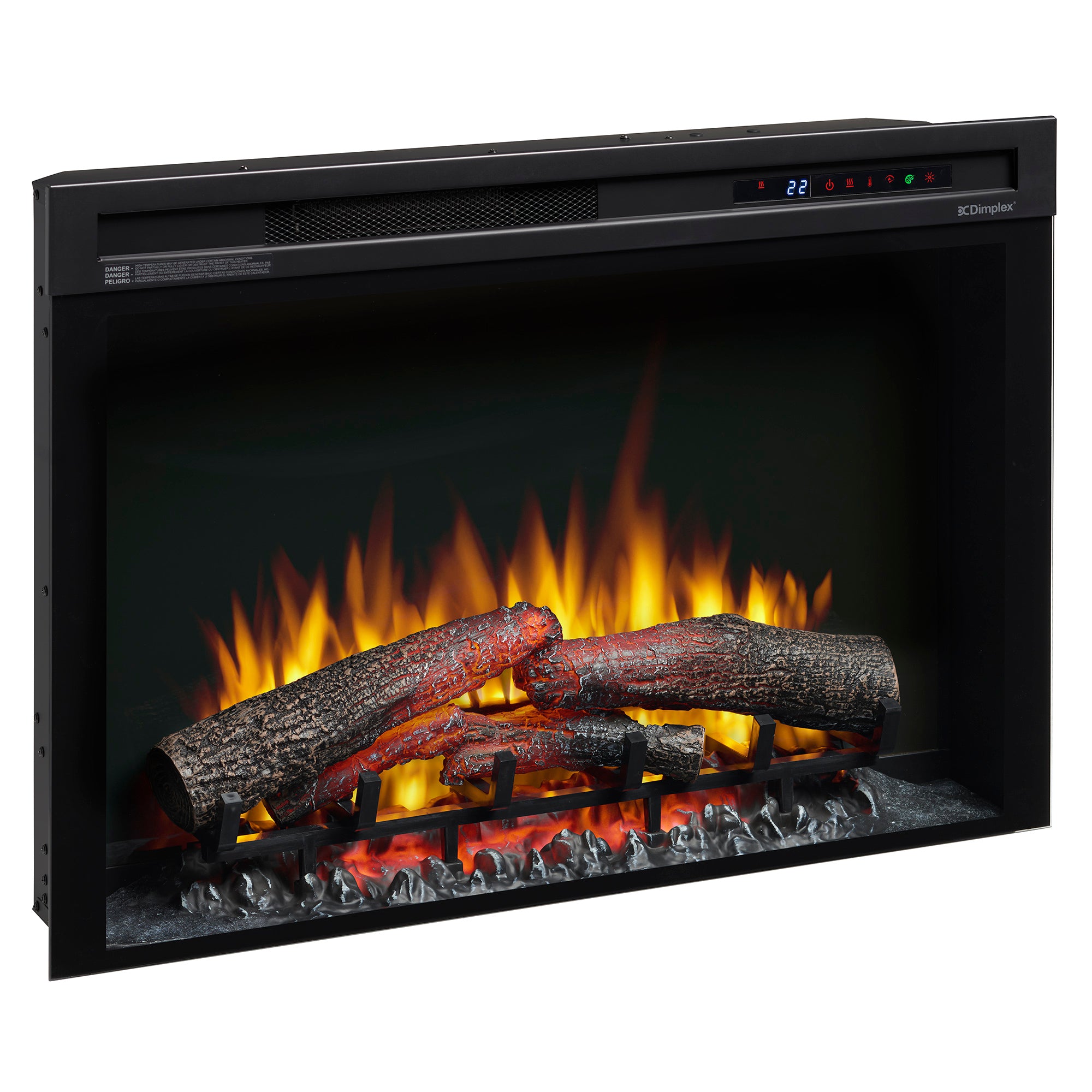 Dimplex - Nova 33" Plug-In Electric Firebox – With Logs