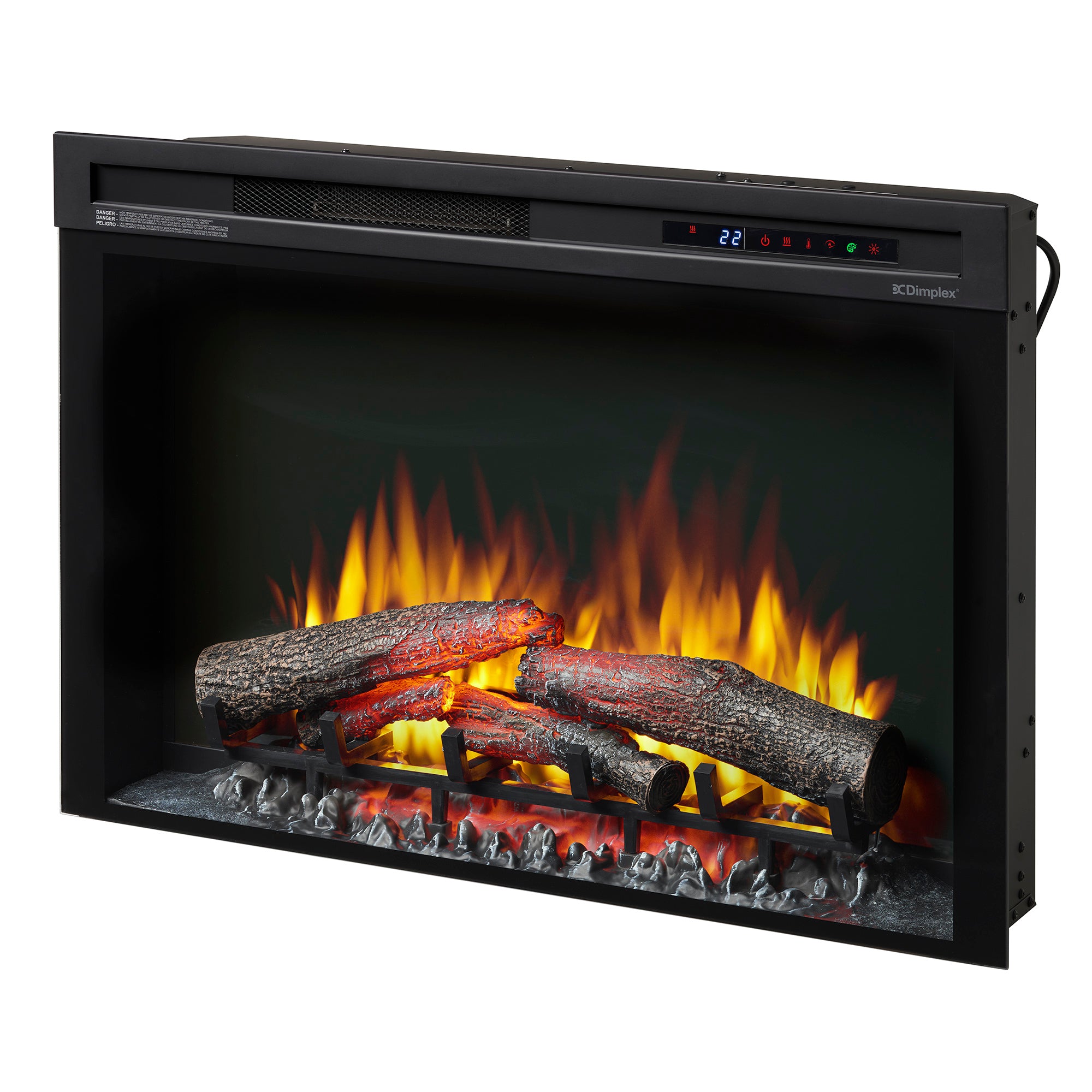 Dimplex - Nova 33" Plug-In Electric Firebox – With Logs