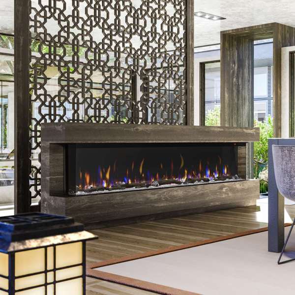 Dimplex - Ignite Bold 100" Built-in Linear Electric Fireplace