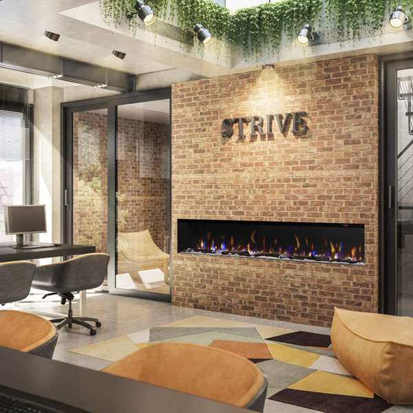 Dimplex - Ignite Bold 100" Built-in Linear Electric Fireplace