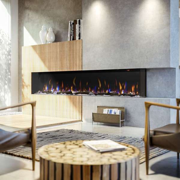 Dimplex - Ignite Bold 100" Built-in Linear Electric Fireplace