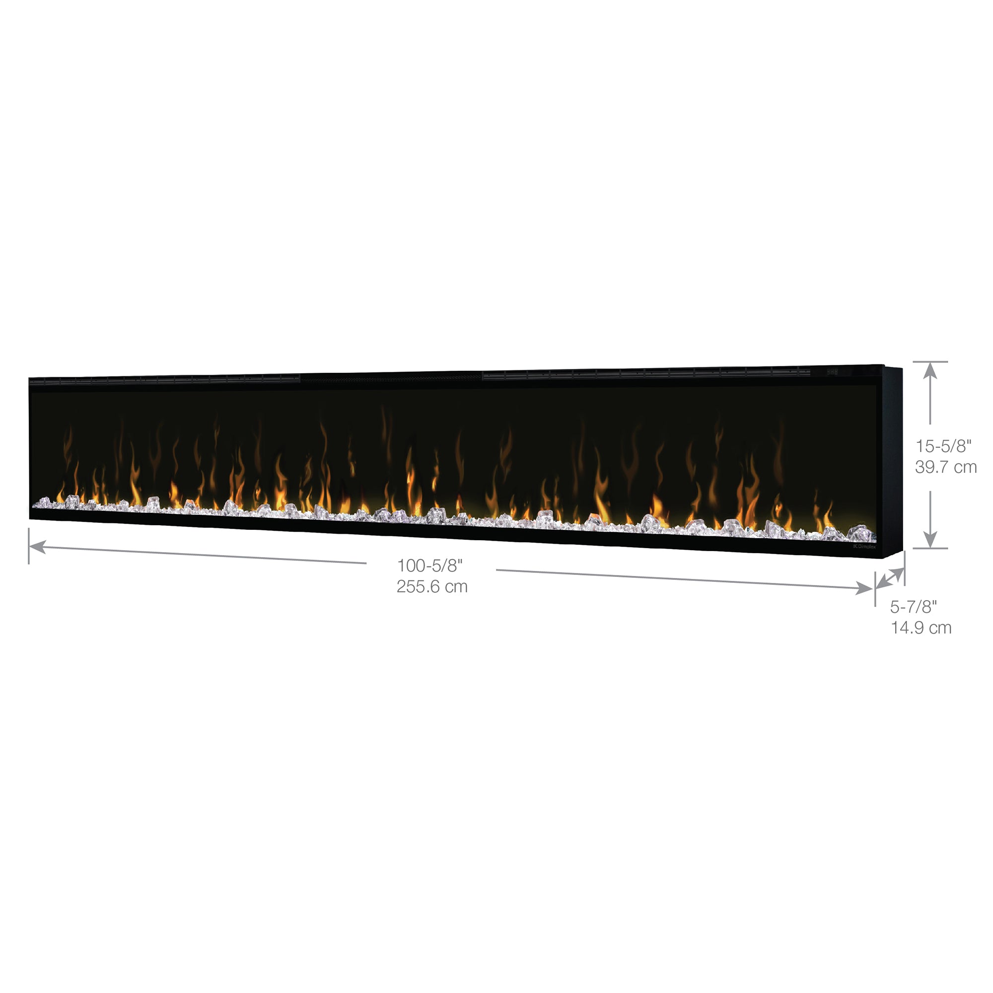Dimplex - IgniteXL 100" Built-in Linear Electric Fireplace