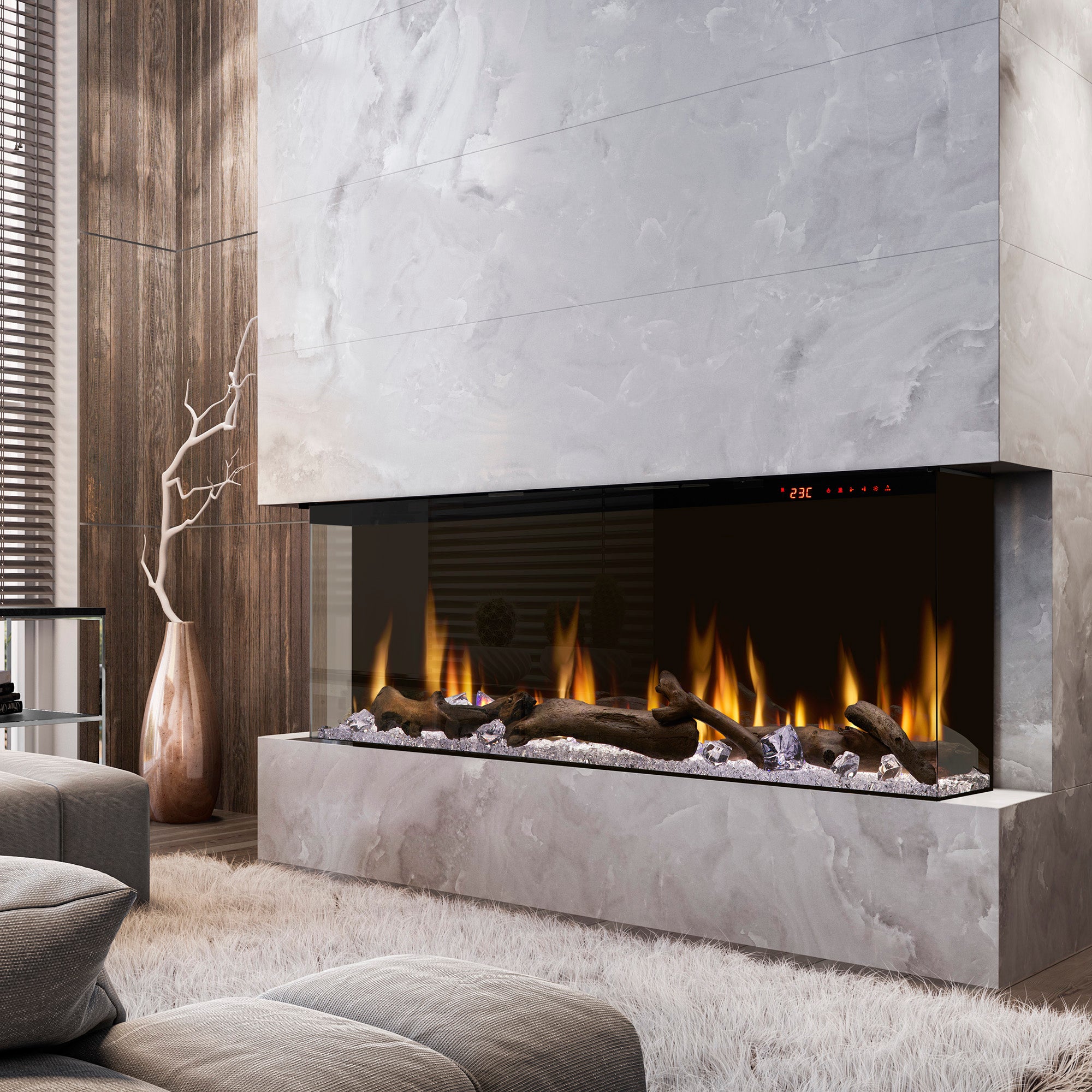 Dimplex - Ignite Bold 50" Built-in Linear Electric Fireplace