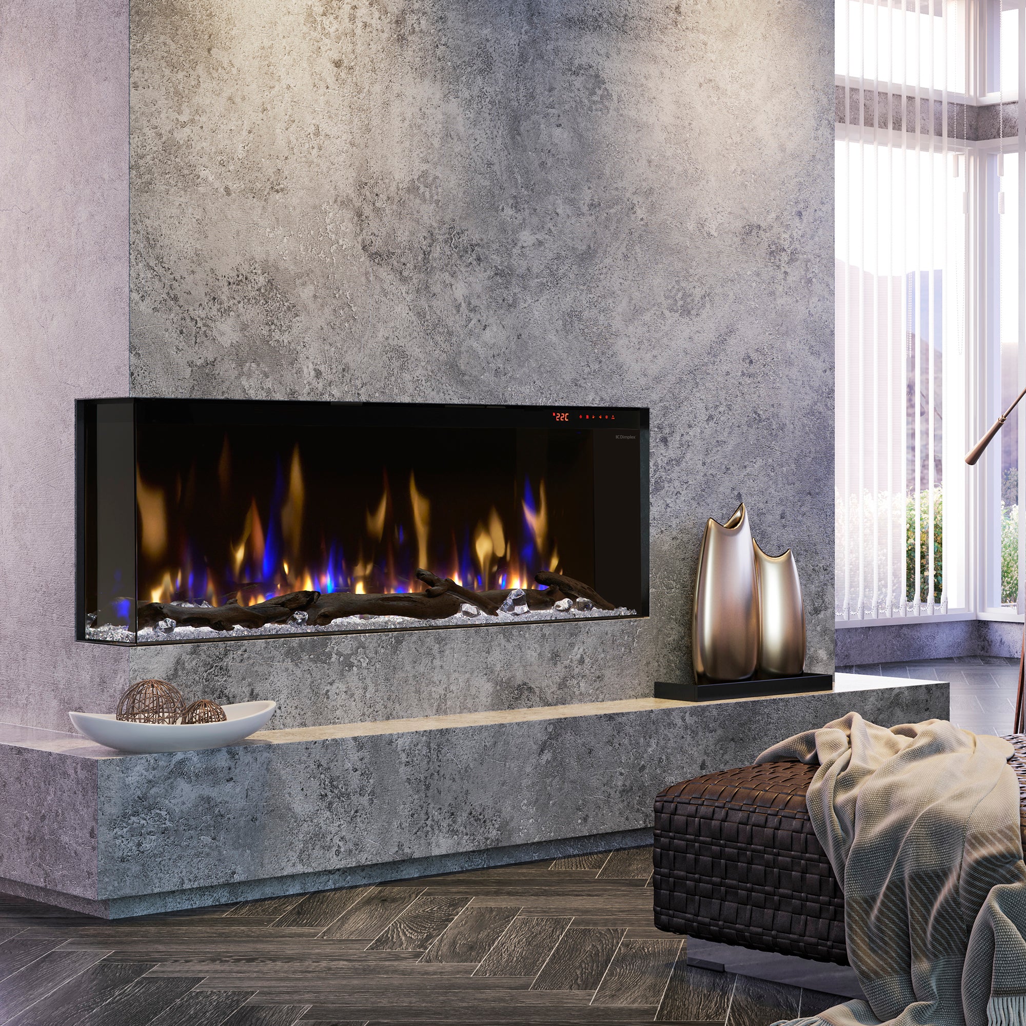 Dimplex - Ignite Bold 50" Built-in Linear Electric Fireplace