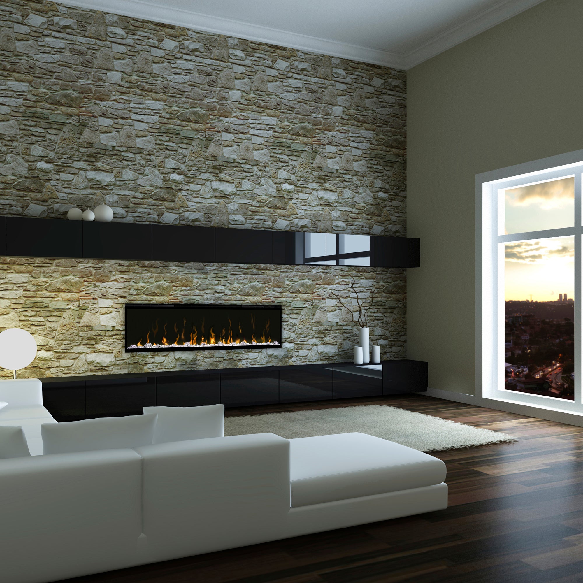 Dimplex - IgniteXL 50" Built-in Linear Electric Fireplace