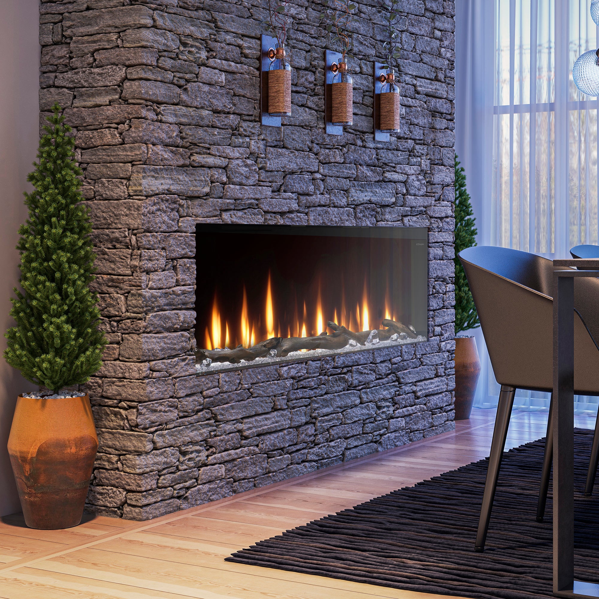 Dimplex - Ignite Bold 60" Built-in Linear Electric Fireplace