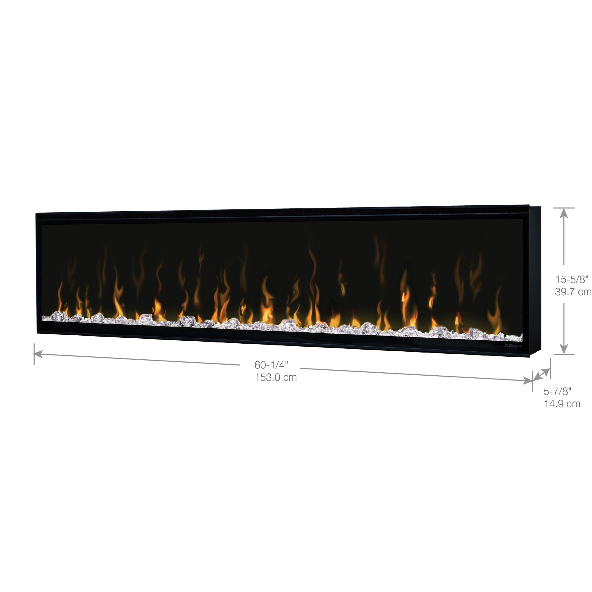 Dimplex - IgniteXL 74" Built-in Linear Electric Fireplace