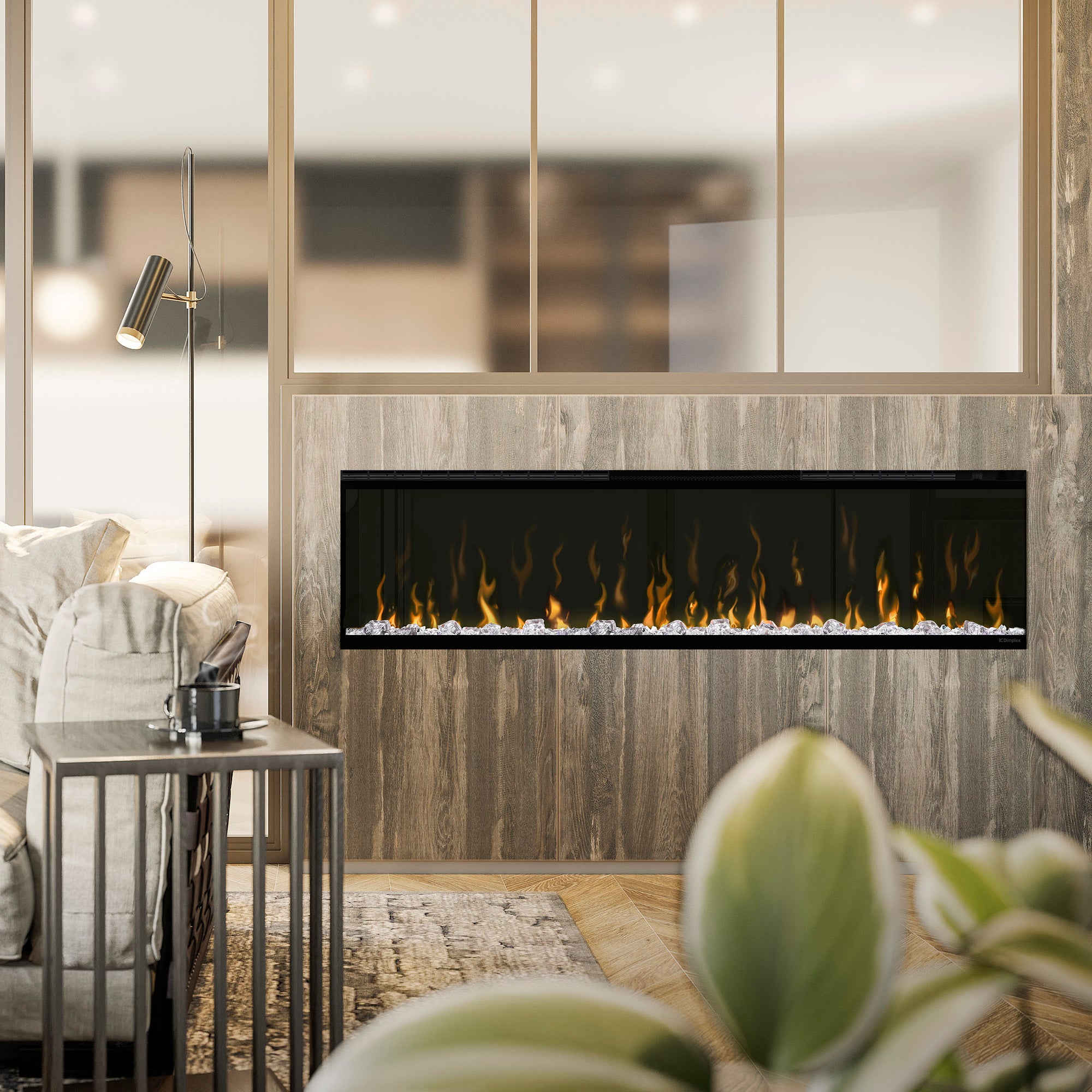 Dimplex - IgniteXL 74" Built-in Linear Electric Fireplace