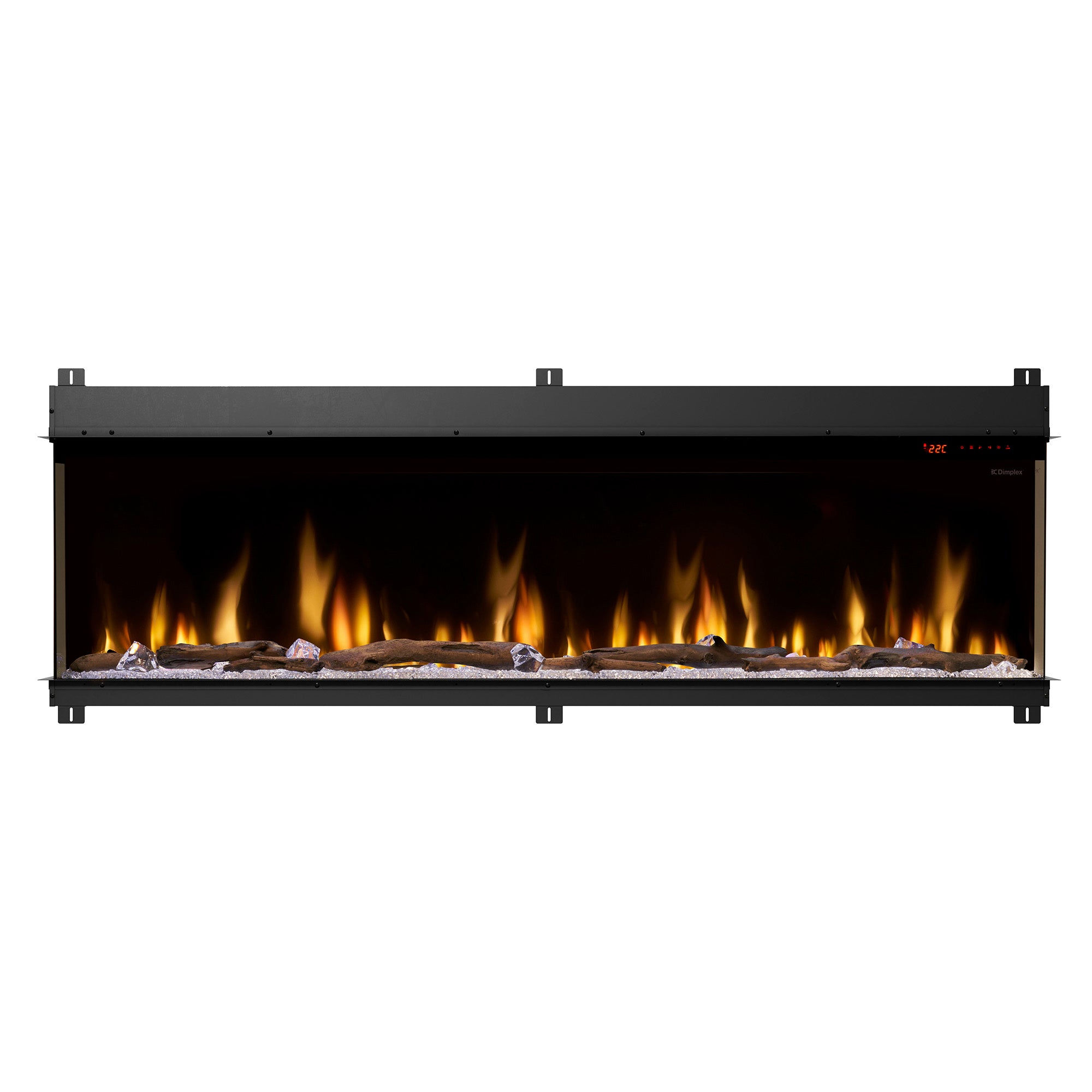 Dimplex - Ignite Bold 74" Built-in Linear Electric Fireplace