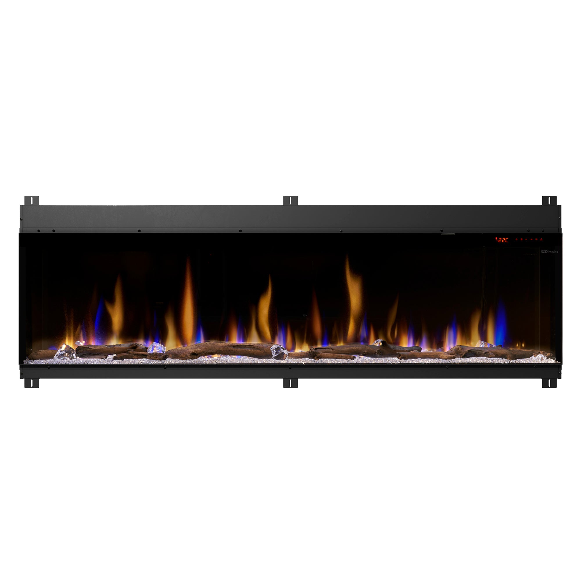 Dimplex - Ignite Bold 74" Built-in Linear Electric Fireplace
