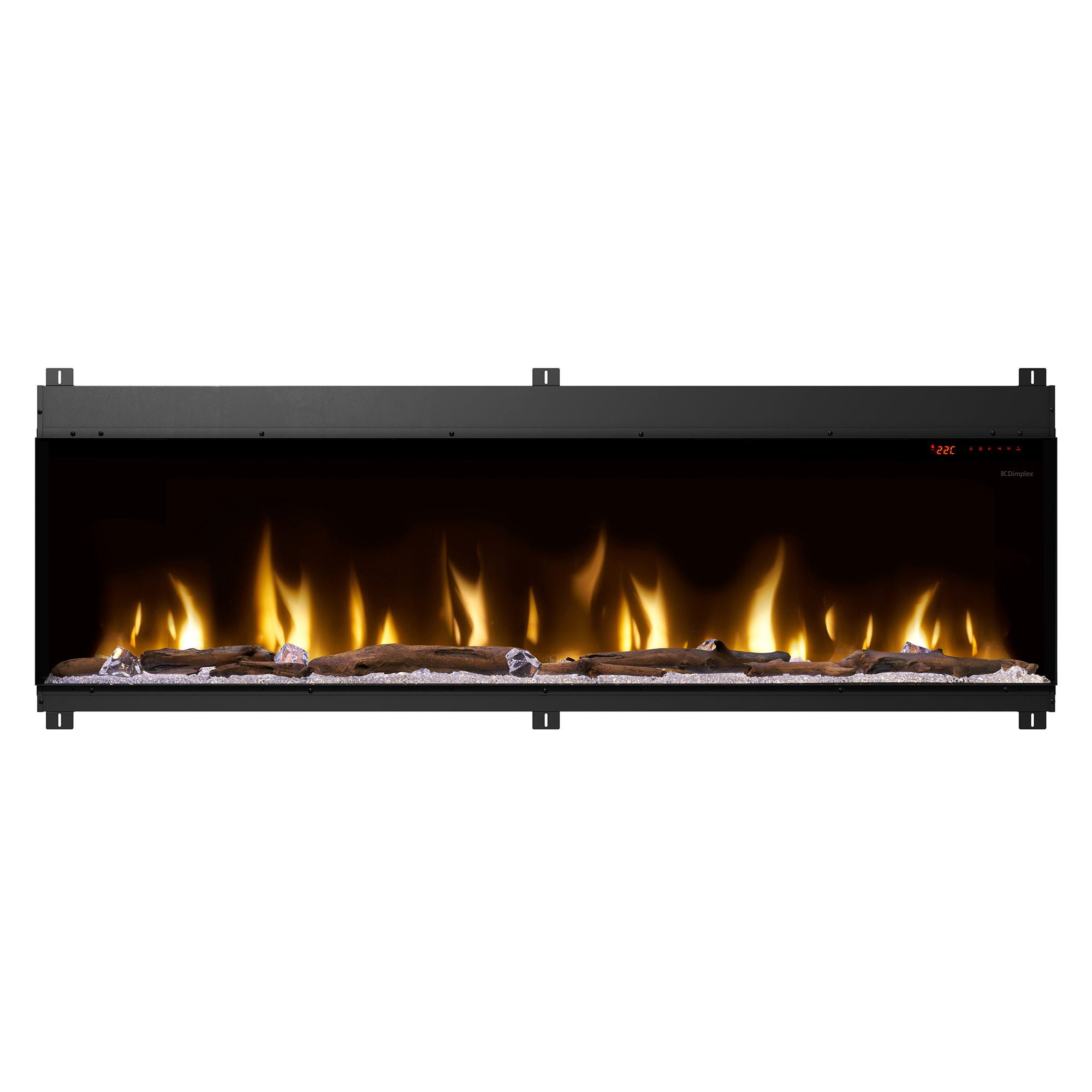 Dimplex - Ignite Bold 74" Built-in Linear Electric Fireplace