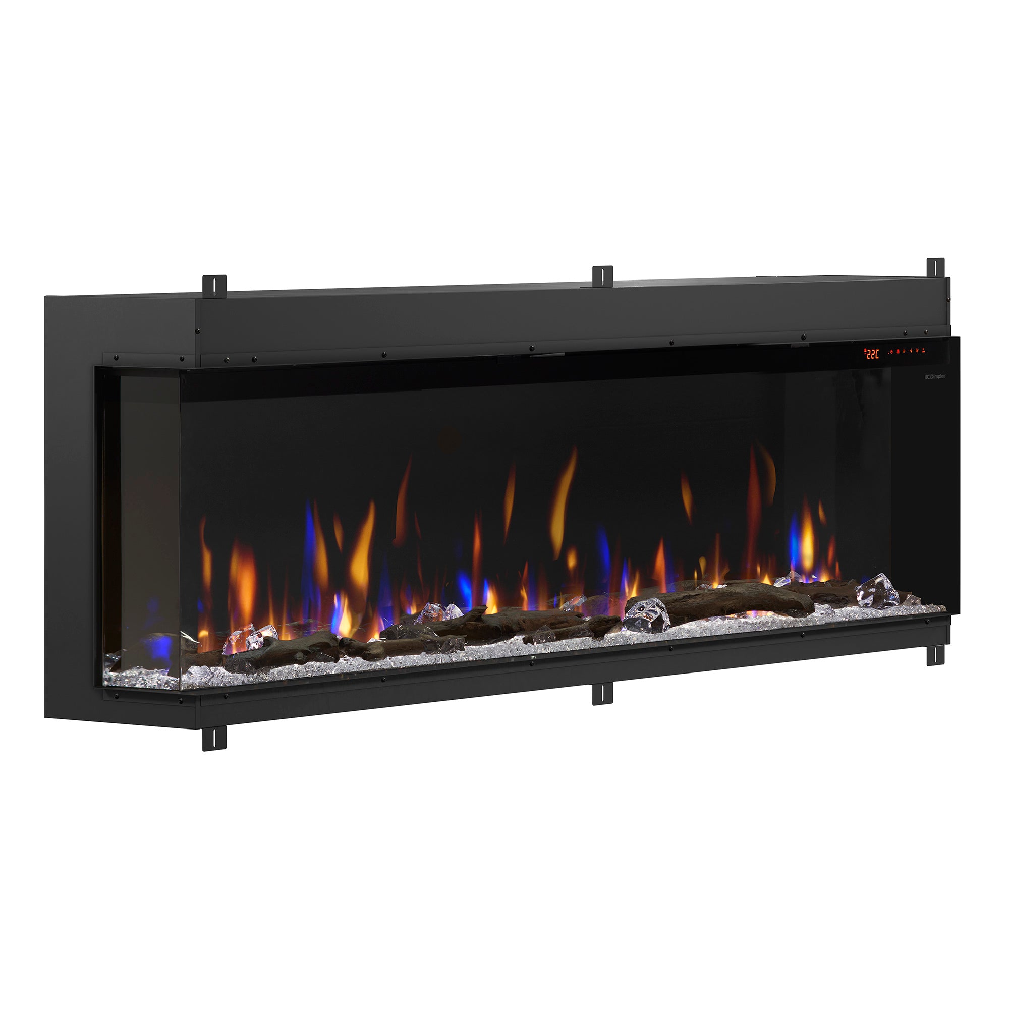 Dimplex - Ignite Bold 74" Built-in Linear Electric Fireplace