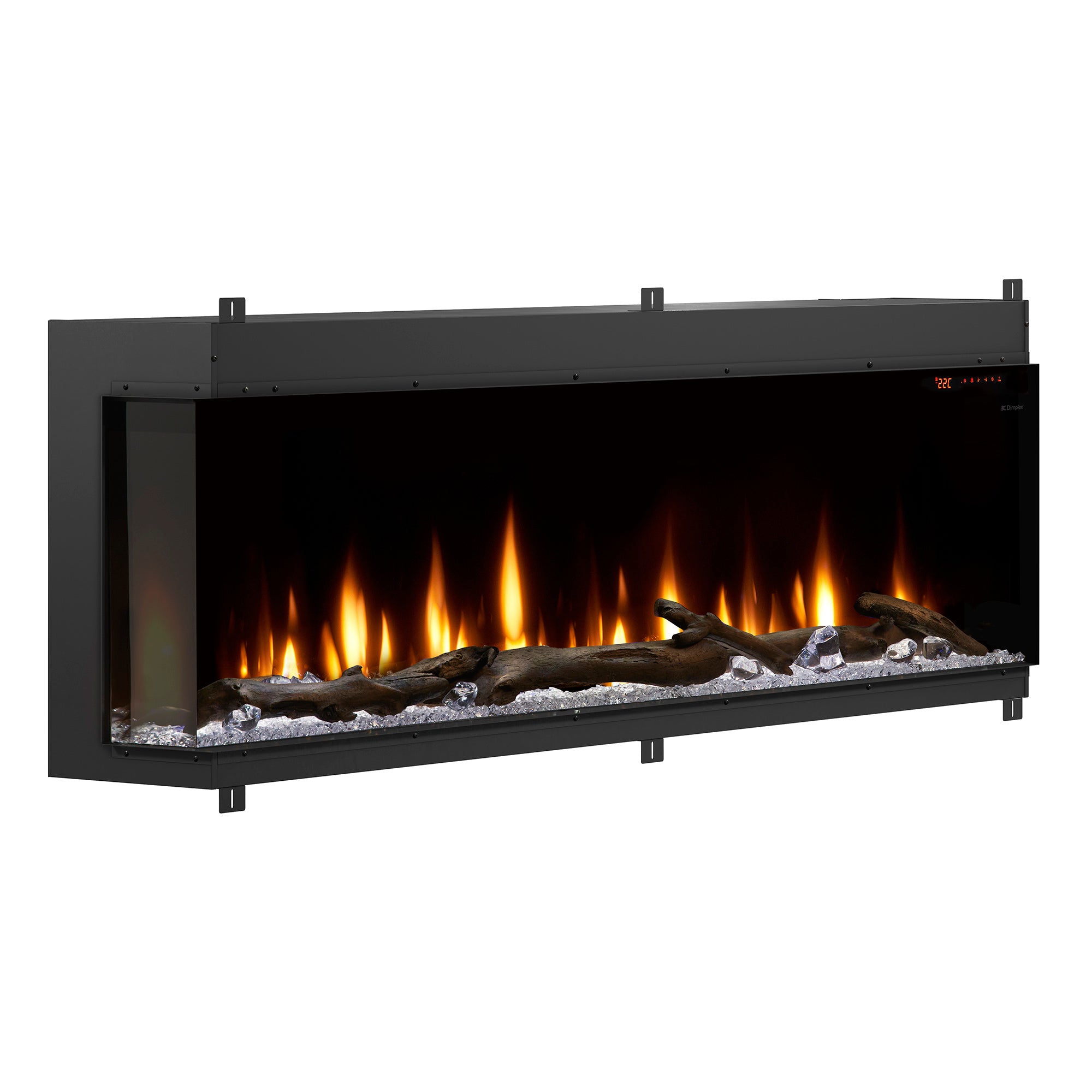 Dimplex - Ignite Bold 74" Built-in Linear Electric Fireplace