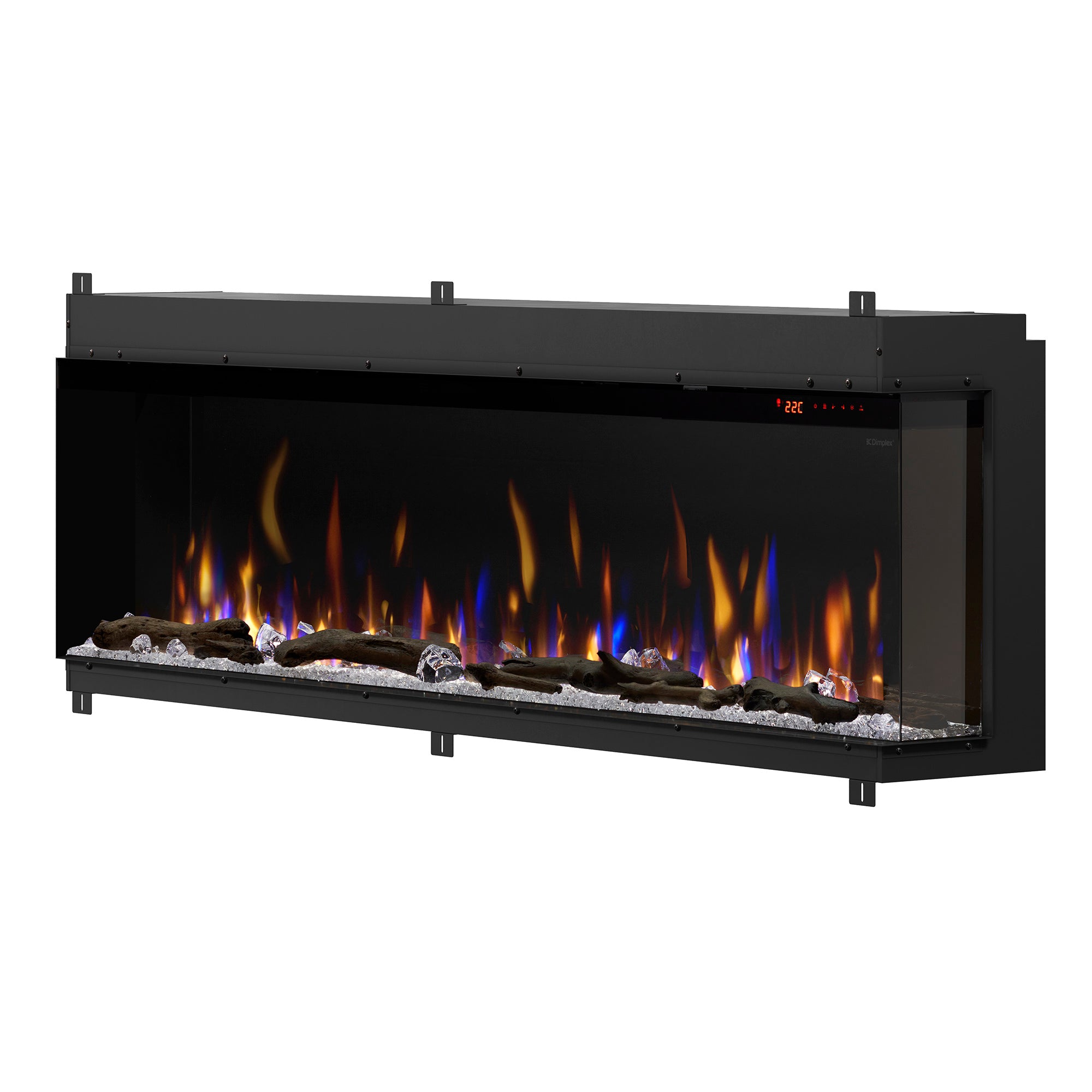 Dimplex - Ignite Bold 74" Built-in Linear Electric Fireplace