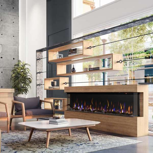 Dimplex - Ignite Bold 88" Built-in Linear Electric Fireplace