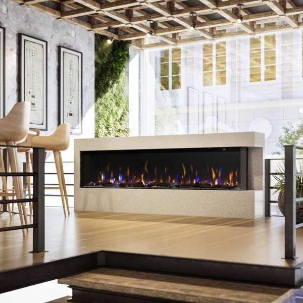 Dimplex - Ignite Bold 88" Built-in Linear Electric Fireplace