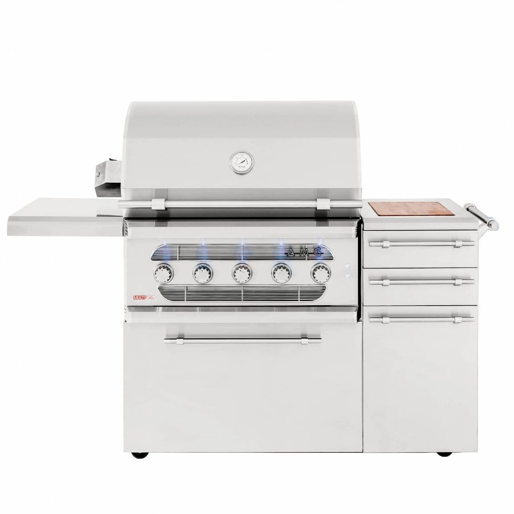 American Made Grills – Muscle 36" Hybrid Freestanding Gas Grill