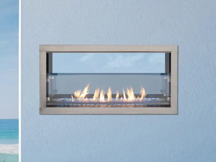 Astria - 48 inch Barcelona Lights Linear Outdoor Vent-Free Fireplace