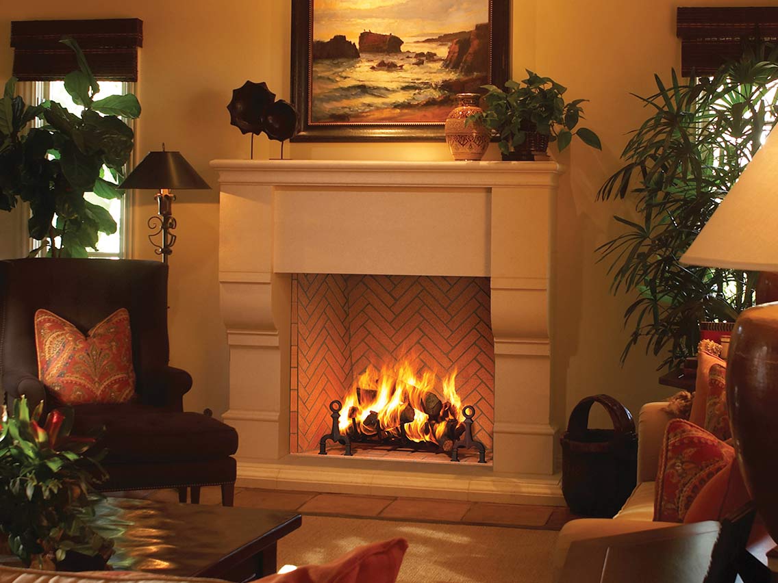 Astria - 48-Inch Citadel Open-Hearth Wood-Burning Fireplace