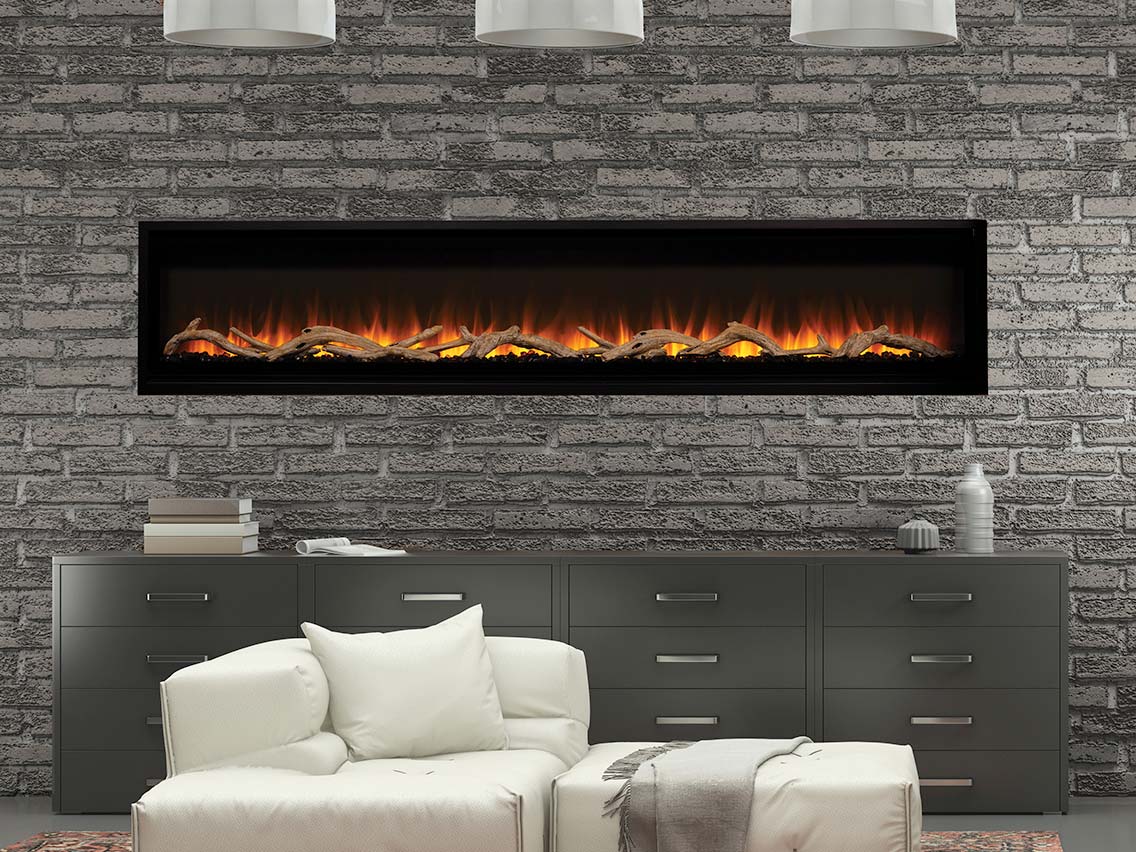 Astria - 72 inch Plexus Series Contemporary Electric Fireplace