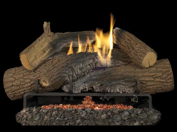 Astria - 18 inch Rich Oak Vent-Free Gas Log Set