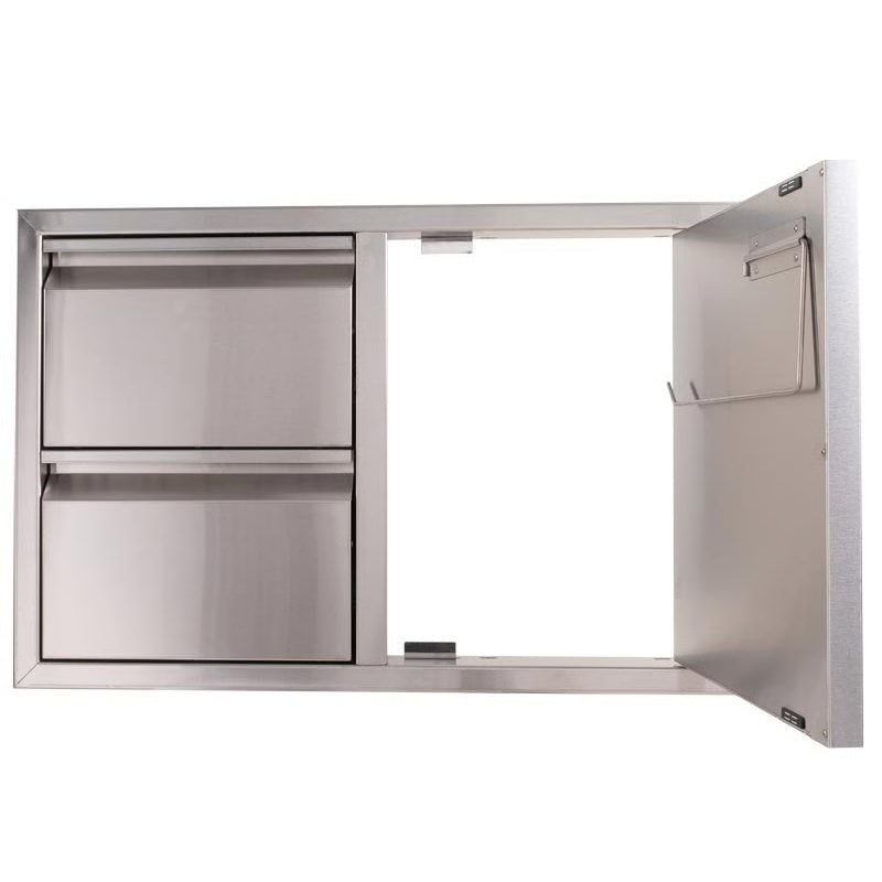 Buck Stove - Buck Grill 32-Inch 304SS Access Door / Double Drawer Combo