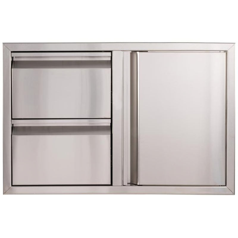 Buck Stove - Buck Grill 32-Inch 304SS Access Door / Double Drawer Combo