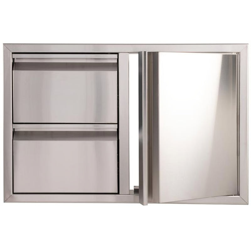 Buck Stove - Buck Grill 32-Inch 304SS Access Door / Double Drawer Combo