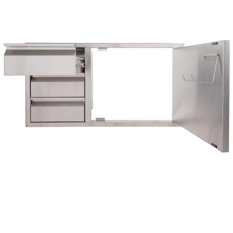 Buck Stove - Buck Grill 32-Inch 304SS Access Door / Double Drawer Combo