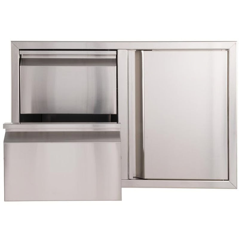 Buck Stove - Buck Grill 32-Inch 304SS Access Door / Double Drawer Combo