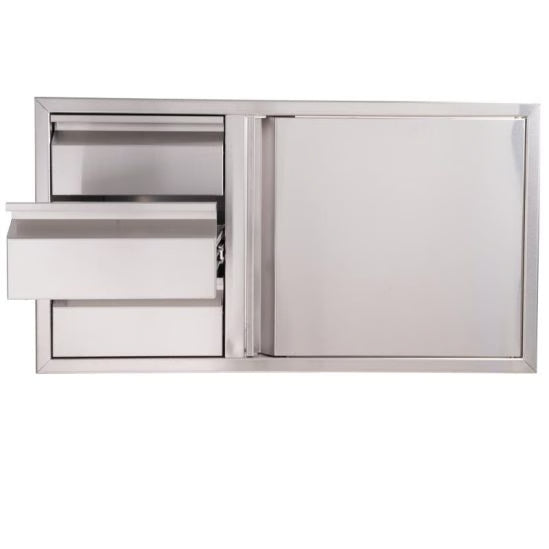 Buck Stove - Buck Grill 39-Inch 304SS Access Door / Triple Drawer Combo