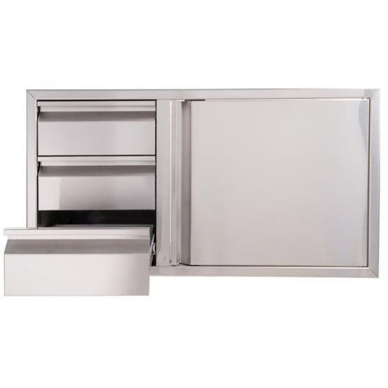 Buck Stove - Buck Grill 39-Inch 304SS Access Door / Triple Drawer Combo