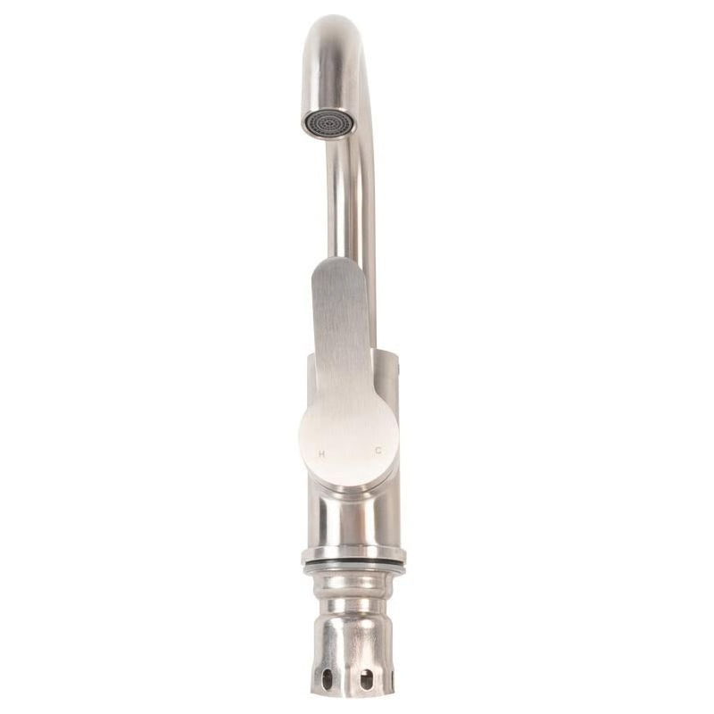Buck Stove - Buck Grill 15-Inch x 15-Inch 304SS Drop In Sink with Hot/Cold Faucet