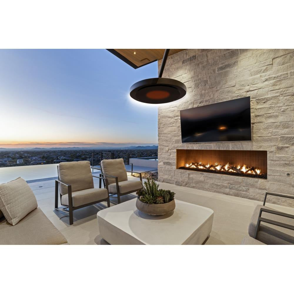 Bromic Heating - Eclipse Smart Heat - 2900 Watt Electric Portable Freestanding Heater and Light With Dimmer Control