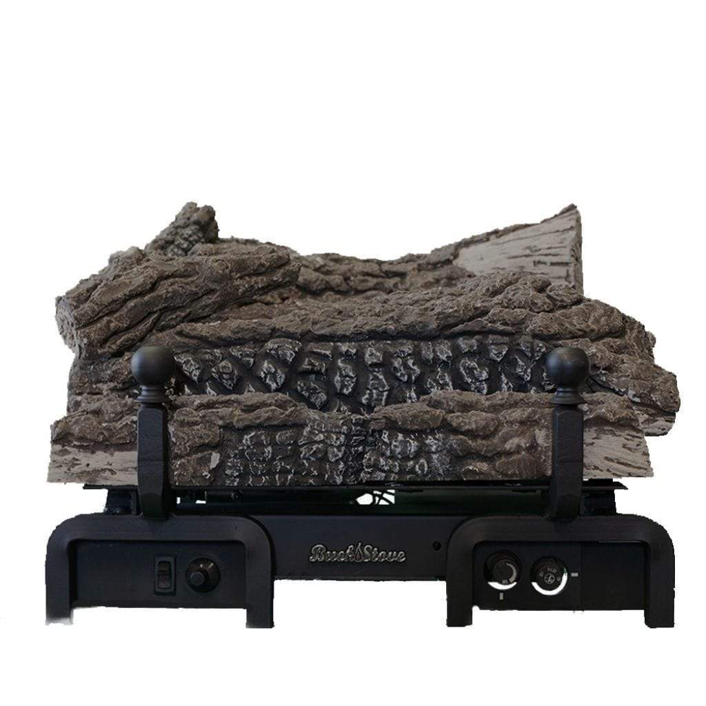 Buck Stove - 32,000 BTU Thermostatic Ceramic Log Set