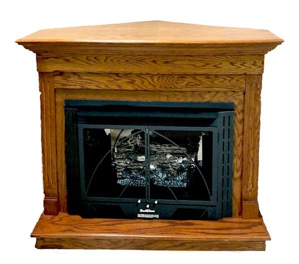 Buck Stove - 53 inch Corner Contemporary Mantel