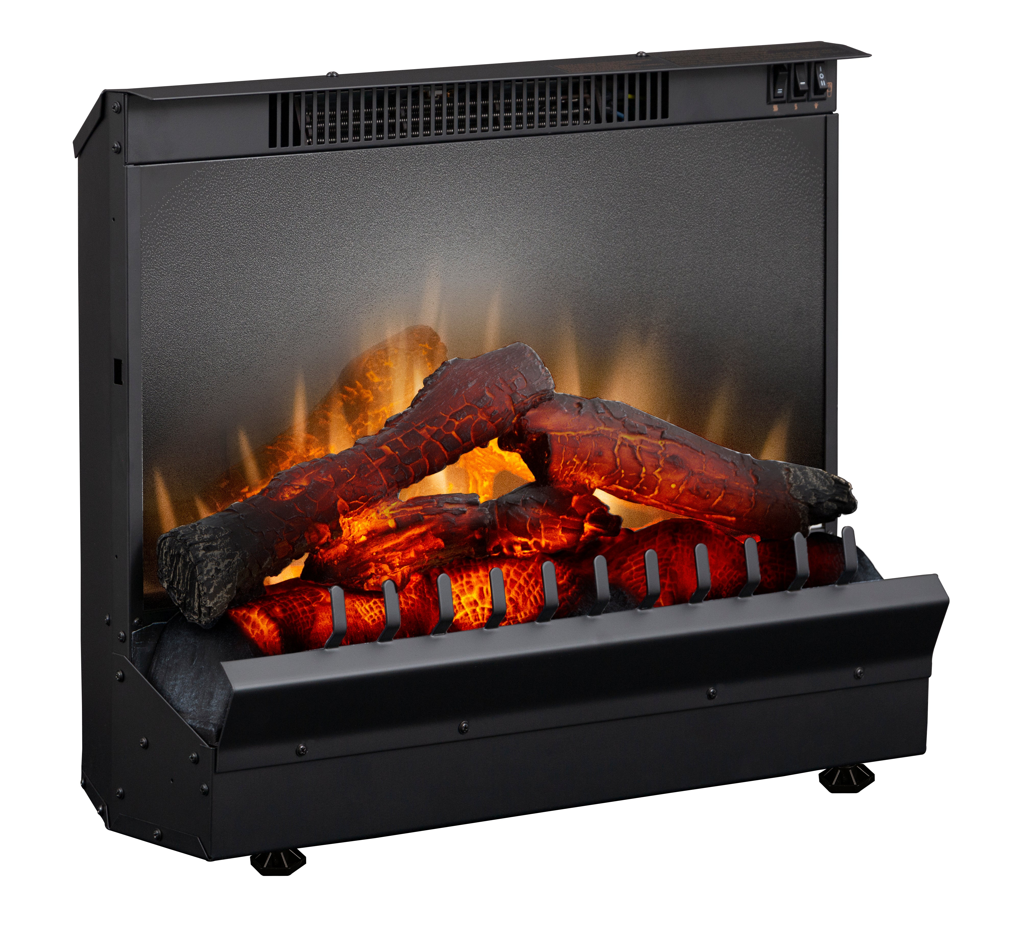 Dimplex - DFI 23" Deluxe Plug-In Electric Fireplace Insert - with LED Log Set