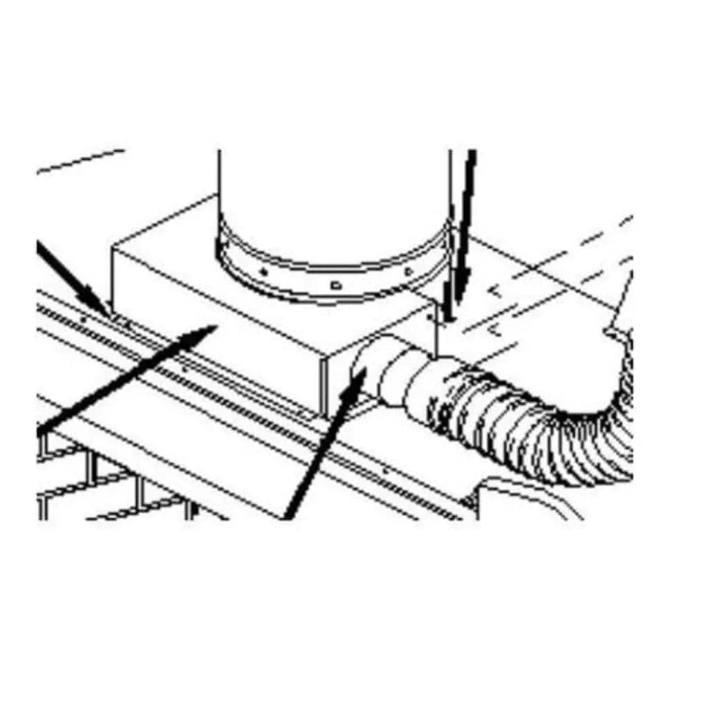 Astria - 8-Inch Chimney Cold Air Collar Kit