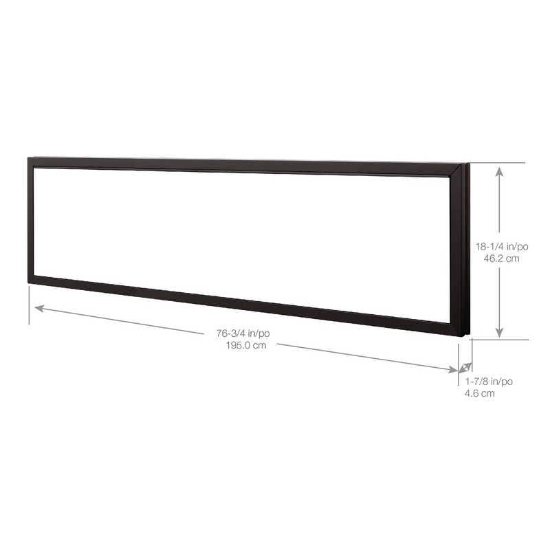 Dimplex - IgniteXL / Ignite Evolve 74" Trim Accessory Kit - Allows for 2" x 4" wall installation