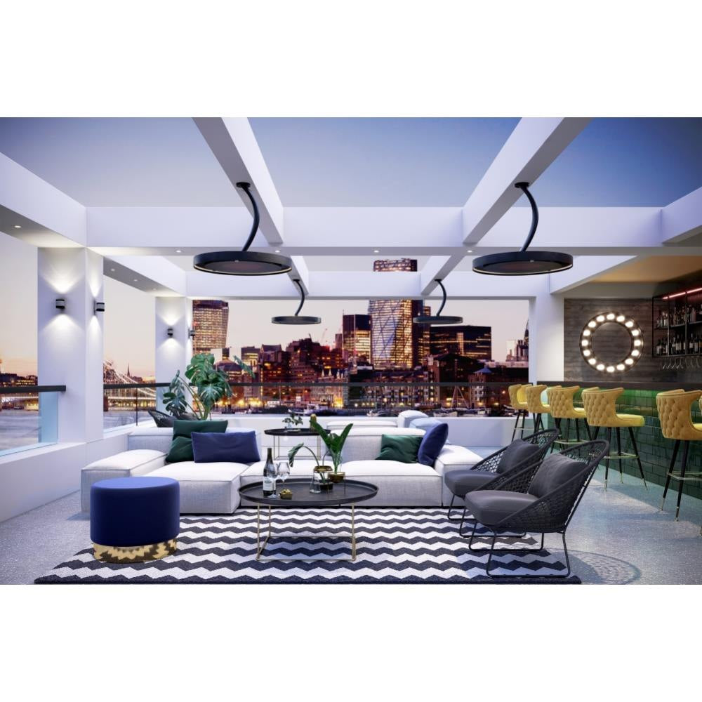 Bromic Heating - Eclipse Smart-Heat - 2900 Watt Electric Heater and Light With Twin Pole