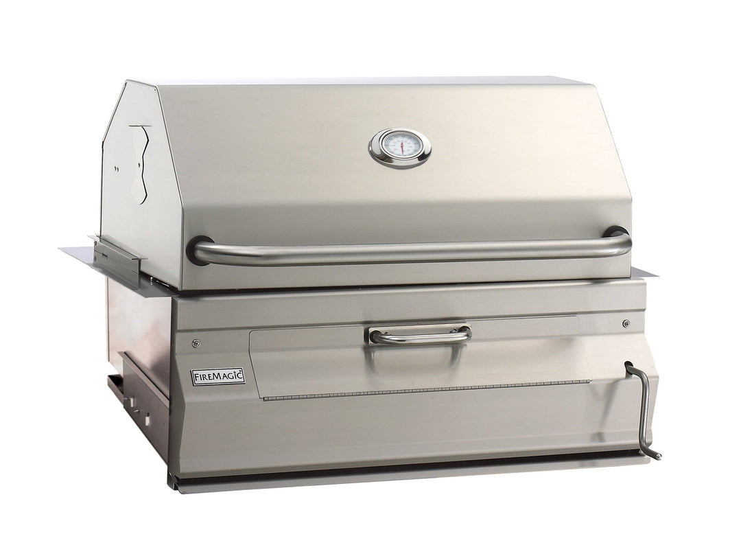 Fire Magic - Stainless Steel 30" Built-In Charcoal Grill