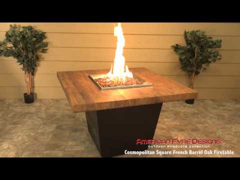 American Fyre Designs - Cosmopolitan 36" Chat Height Fire Table