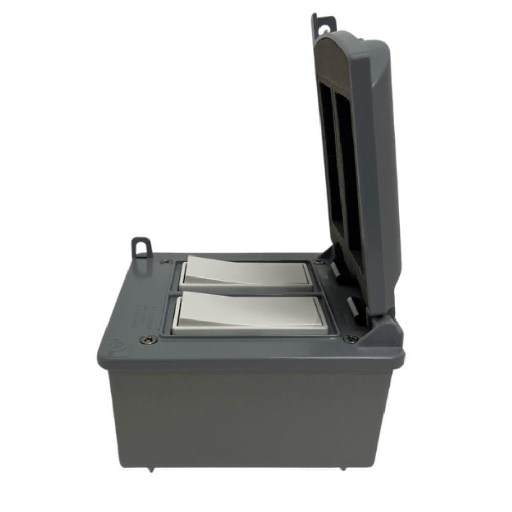 Bromic Heating - Affinity - Manual Outdoor Dual 20 AMP Switch - 120-277V