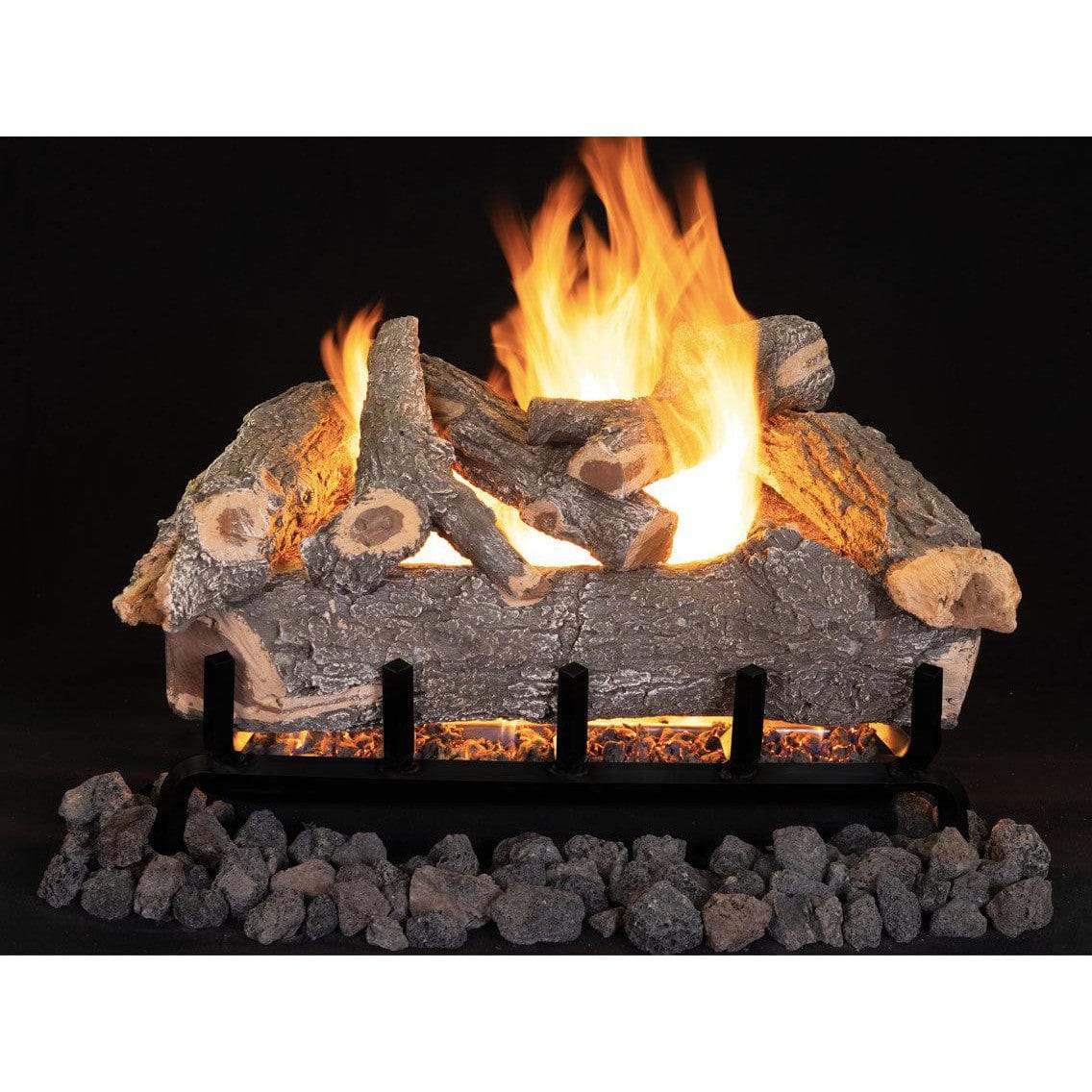 Astria - 7-Piece Smoky Weathered Oak Log Set