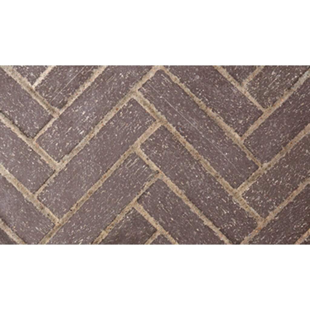 Astria - 50" Masonry Midnight Split Herringbone Brick Liner