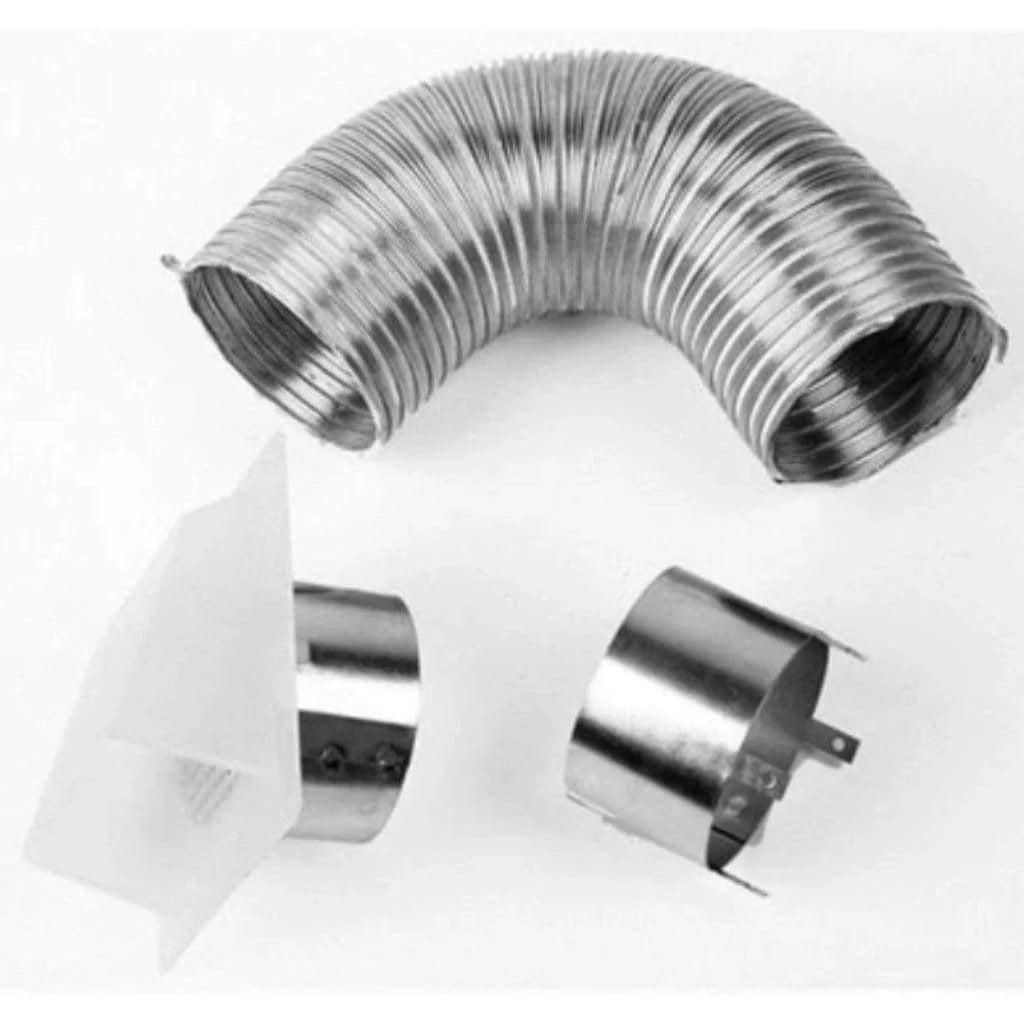 Astria - Outside Air Kit Collar, Hood and 3 inch Flex Pipe for Floor Venting