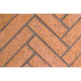Astria - 50" Masonry Warm Red Split Herringbone Brick Liner