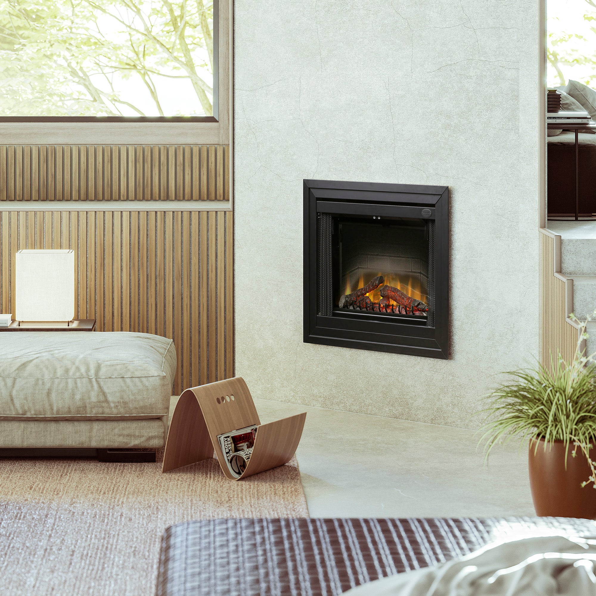 Dimplex - 33" BF Deluxe Built-in Electric Firebox